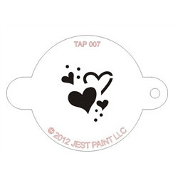 TAP Stencil Hearts 007