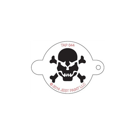 TAP Stencil Skull with Crossbones 044