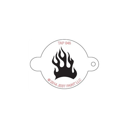 TAP Stencil Fire Flame 045