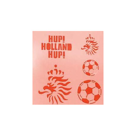 Schminksjabloon "Hup Holland"