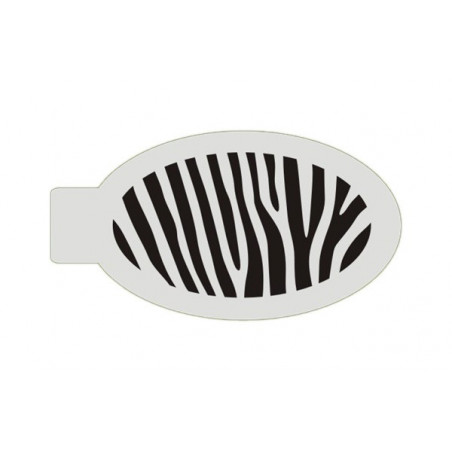 Schmink Sjabloon Zebra 1003