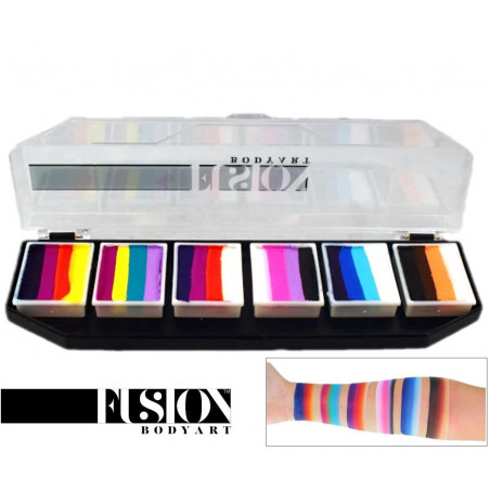 Fusion Splitcake Palette - Rainbow Splash